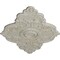 Ekena Millwork Piedmont Medallion (Canopies up to 6 1/2"), 67 1/8"W x 48 5/8"H x 1 7/8"P, Pot of Cream Crackle CM67PEPCC - alternate 4